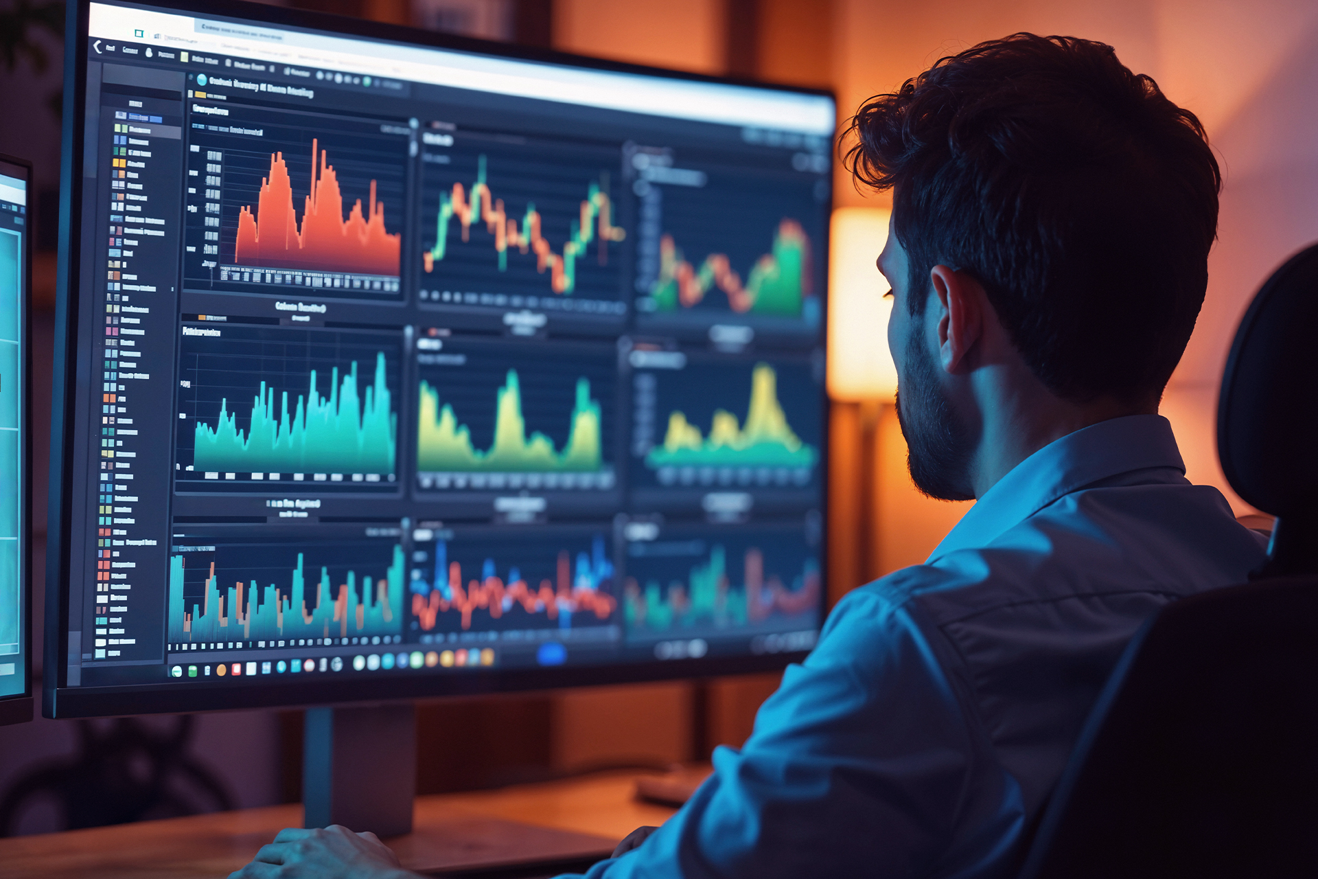 Forex Volatility: How to Make Money on Sharp Market Movements Trader analyzes sharp market movements