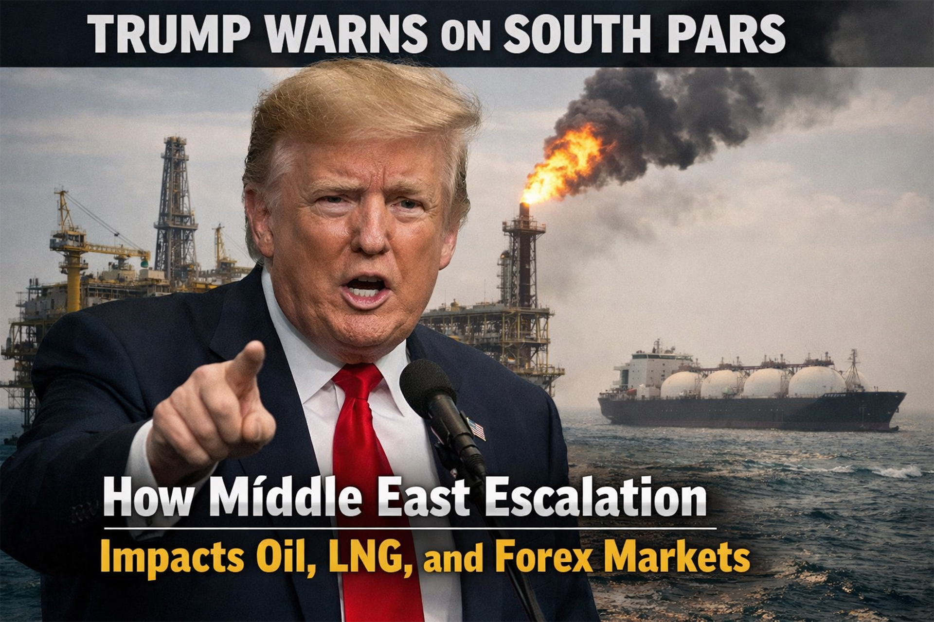 Trump Warns on South Pars: How Middle East Escalation Impacts Oil, LNG, and Forex Markets Trump Warns on South Pars: How Middle East Escalation Impacts Oil, LNG, and Forex Markets