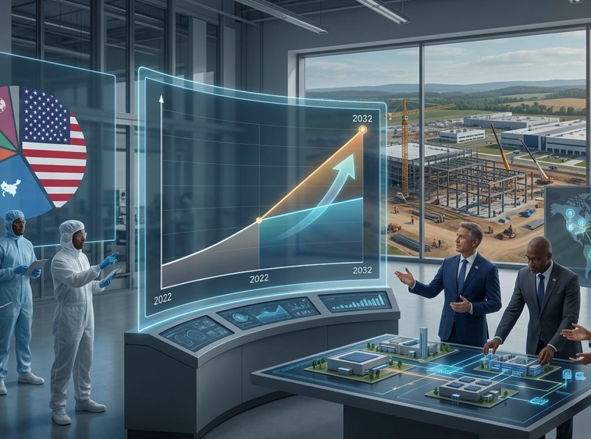 US Chipmakers Dominate AI and Processors: Growth Outlook to 2032